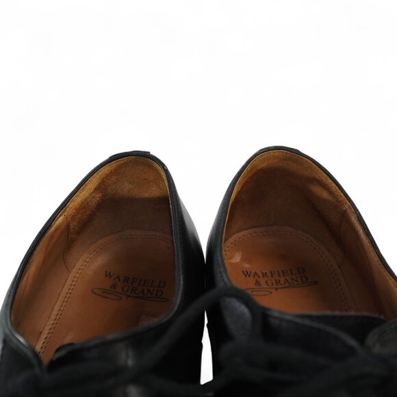 Warfield & Grand Fremont Cap Toe Leather Oxfords Men's 10 Black - Picture 12 of 12